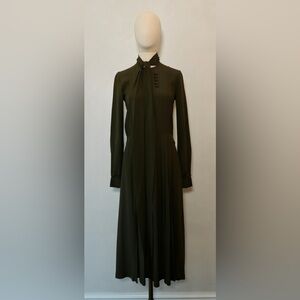 N°21 Long Sleeve Olive Green Women's Dress